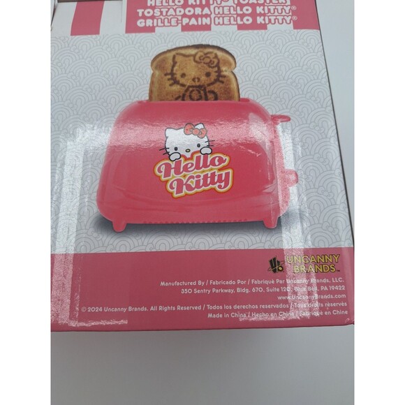 Hello Kitty Toaster New In Box 2 Slice Cool Touch Adjustable Browning - Picture 6 of 7